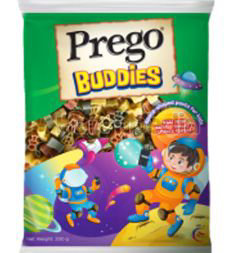 Prego Buddies Space Shaped Pasta for Kids 200gm Prego Buddies Space Shaped Pasta for Kids 200gm