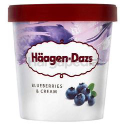 Haagen-Dazs Ice Cream Blueberries & Cream 473ml Haagen-Dazs Ice Cream Blueberries & Cream 473ml