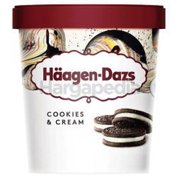 Haagen-Dazs Ice Cream Cookies & Cream 473ml Haagen-Dazs Ice Cream Cookies & Cream 473ml