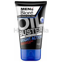 Biore Men's Oil Buster Bright Action Facial Foam 100gm Biore Men's Oil Buster Bright Action Facial Foam 100gm