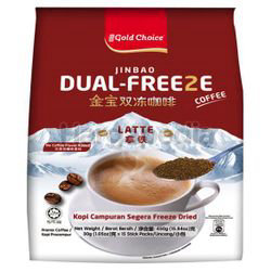 Gold Choice Jin Bao Dual-Freeze Latte Coffee 15x30gm Gold Choice Jin Bao Dual-Freeze Latte Coffee 15x30gm