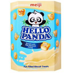 Meiji Hello Panda Coated Biscuit Milk 260gm Meiji Hello Panda Coated Biscuit Milk 260gm