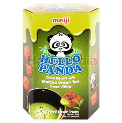 Meiji Hello Panda Coated Biscuit Matcha Green Tea 260gm Meiji Hello Panda Coated Biscuit Matcha Green Tea 260gm