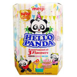 Meiji Hello Panda Coated Biscuit Assorted 260gm Meiji Hello Panda Coated Biscuit Assorted 260gm