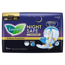 Laurier Night Safe with Safety Gather 40cm 8s Laurier Night Safe with Safety Gather 40cm 8s