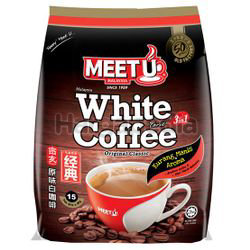Meet U 3in1 White Coffee Tarik 15x40gm Meet U 3in1 White Coffee Tarik 15x40gm
