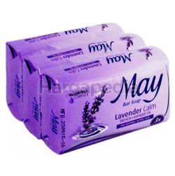 May Bar Soap Lavender Calm 3x85gm May Bar Soap Lavender Calm 3x85gm