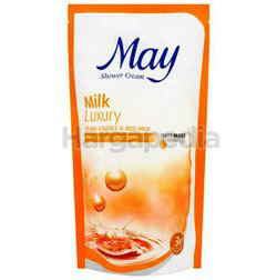 May Shower Cream Refill Milk Luxury 600ml May Shower Cream Refill Milk Luxury 600ml