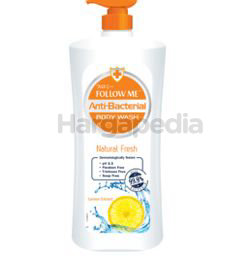 Follow Me Antibacterial Body Wash Natural Fresh 1lit Follow Me Antibacterial Body Wash Natural Fresh 1lit