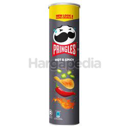 Pringles Potato Crisps Hot & Spicy 147gm Pringles Potato Crisps Hot & Spicy 147gm