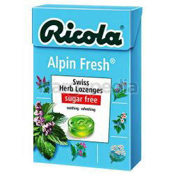 Ricola Swiss Herb Lozenges Alpin Fresh 45gm Ricola Swiss Herb Lozenges Alpin Fresh 45gm