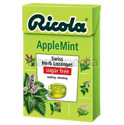 Ricola Swiss Herb Lozenges Apple Mint 45gm Ricola Swiss Herb Lozenges Apple Mint 45gm