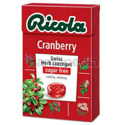 Ricola Swiss Herb Lozenges Cranberry 45gm Ricola Swiss Herb Lozenges Cranberry 45gm