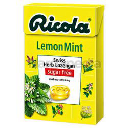 Ricola Swiss Herb Lozenges Lemon Mint 45gm Ricola Swiss Herb Lozenges Lemon Mint 45gm