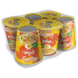 Mamee Express Cup Noodle Chicken 6x64gm Mamee Express Cup Noodle Chicken 6x64gm