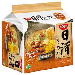 Nissin Japanese Ramen Hokkaido Miso 5x106gm Nissin Japanese Ramen Hokkaido Miso 5x106gm