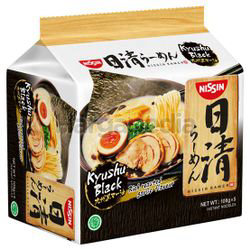 Nissin Japanese Ramen Kyushu Black 5x106gm Nissin Japanese Ramen Kyushu Black 5x106gm