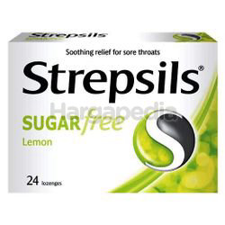 Strepsils Sugar Free Lemon Lozenge 24s Strepsils Sugar Free Lemon Lozenge 24s