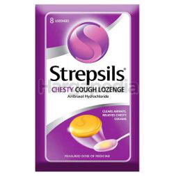 Strepsils Chesty Cough Lozenge 8s Strepsils Chesty Cough Lozenge 8s