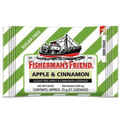 Fisherman's Friend Sugar Free Apple & Cinnamon Lozenges 25gm Fisherman's Friend Sugar Free Apple & Cinnamon Lozenges 25gm