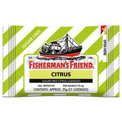Fisherman's Friend Sugar Free Citrus Lozenges 25gm Fisherman's Friend Sugar Free Citrus Lozenges 25gm