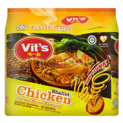 Vit's Instant Noodle Toink Shallot Chicken 5x78gm Vit's Instant Noodle Toink Shallot Chicken 5x78gm