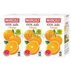 Marigold 100% Juice Orange 3x200ml Marigold 100% Juice Orange 3x200ml