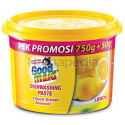 Goodmaid Dishwashing Paste Lemon 750gm Extra 50gm Goodmaid Dishwashing Paste Lemon 750gm Extra 50gm