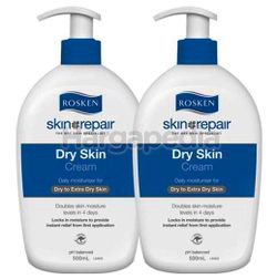 Rosken Skin Repair Dry Skin Cream 2x500ml Rosken Skin Repair Dry Skin Cream 2x500ml
