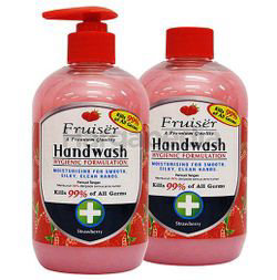 Fruiser Moisturising Hand Wash Strawberry 2x500ml Fruiser Moisturising Hand Wash Strawberry 2x500ml
