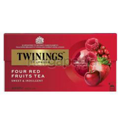 Twinings Four Red Fruits Tea Bags 25x2gm Twinings Four Red Fruits Tea Bags 25x2gm