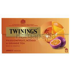 Twinings Passionfruit, Mango & Orange Tea Bags 25x2gm Twinings Passionfruit, Mango & Orange Tea Bags 25x2gm