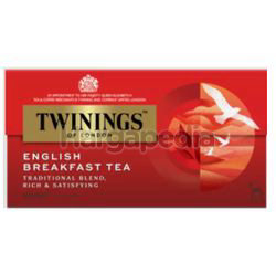 Twinings English Breakfast Tea Bags 25x2gm Twinings English Breakfast Tea Bags 25x2gm