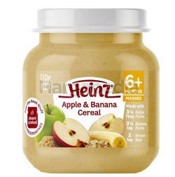 Heinz Apple & Banana Cereal Baby Food 110gm Heinz Apple & Banana Cereal Baby Food 110gm