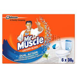 Mr Muscle Cistern Block Fresh Scent 6x38gm Mr Muscle Cistern Block Fresh Scent 6x38gm