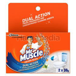 Mr Muscle Cistern Block Fresh Scent 2x38gm Mr Muscle Cistern Block Fresh Scent 2x38gm