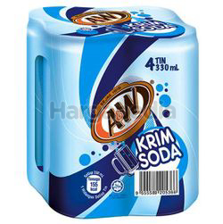 A&W Cream Soda 4x320ml A&W Cream Soda 4x320ml