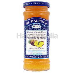 St Dalfour Pineapple & Mango Jam 284gm St Dalfour Pineapple & Mango Jam 284gm