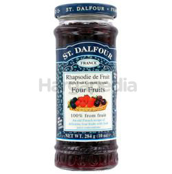 St Dalfour Four Fruits Jam 284gm St Dalfour Four Fruits Jam 284gm