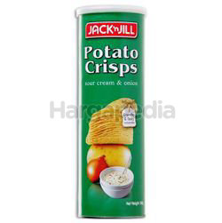 Jack N Jill Potato Crisps Sour Cream & Onion 160gm Jack N Jill Potato Crisps Sour Cream & Onion 160gm