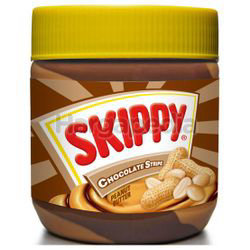 Skippy Chocolate Stripe Peanut Butter 350gm Skippy Chocolate Stripe Peanut Butter 350gm