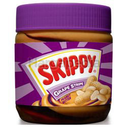 Skippy Grape Stripe Peanut Butter 350gm Skippy Grape Stripe Peanut Butter 350gm