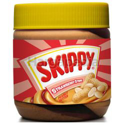 Skippy Strawberry Stripe Peanut Butter 350gm Skippy Strawberry Stripe Peanut Butter 350gm