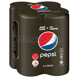 Pepsi Black 4x320ml Pepsi Black 4x320ml