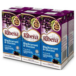 Ribena Blackcurrant & Glucose Fruit Drink 6x200ml Ribena Blackcurrant & Glucose Fruit Drink 6x200ml