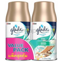 Glade Automatic Spray Refill Ocean Escape 2x175gm Glade Automatic Spray Refill Ocean Escape 2x175gm