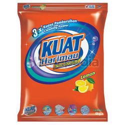 Kuat Harimau Detergent Powder Lemon 4kg Kuat Harimau Detergent Powder Lemon 4kg
