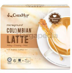 Chek Hup Colombian Latte Coffee 6x28gm Chek Hup Colombian Latte Coffee 6x28gm