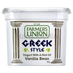 Farmers Union Greek Style Yogurt Vanilla Bean 950gm Farmers Union Greek Style Yogurt Vanilla Bean 950gm