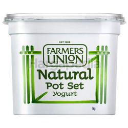 Farmers Union Natural Pot Set Yogurt 1kg Farmers Union Natural Pot Set Yogurt 1kg